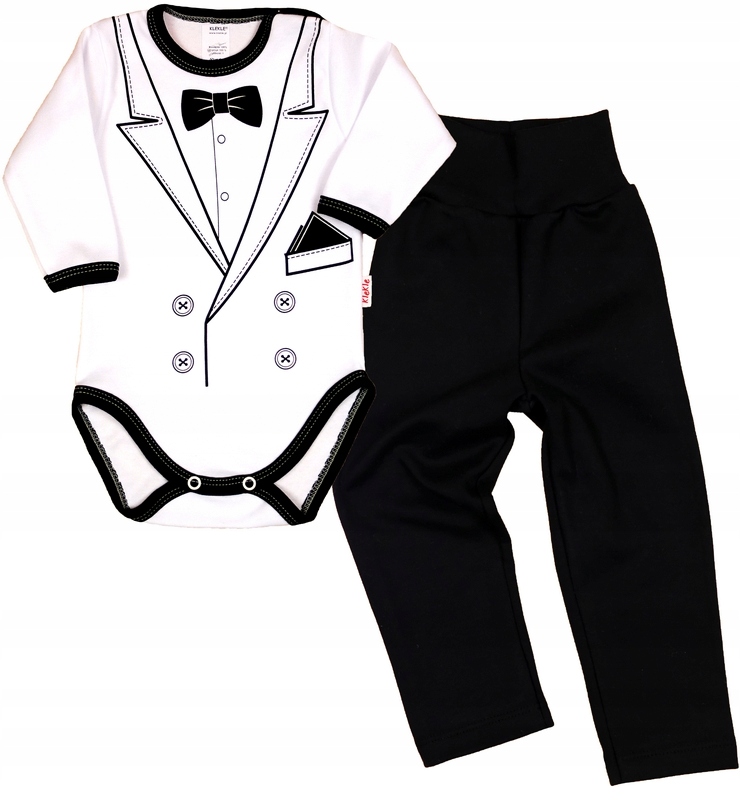 

Komplet Body Nadruk + Legginsy Wzory 74 Klekle