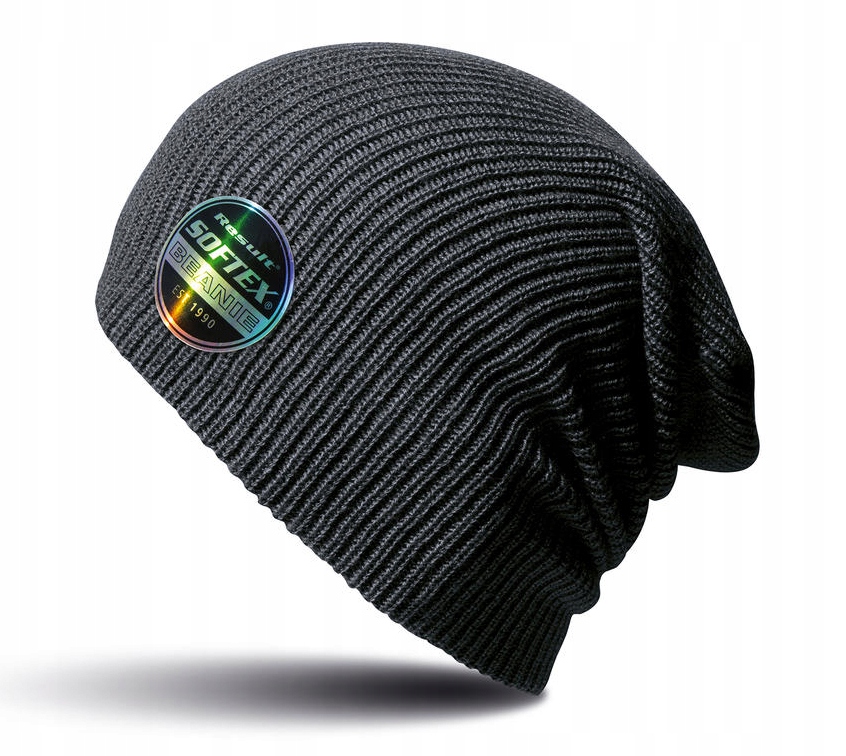 

Czapka beanie Oversize Result Softex charcoal
