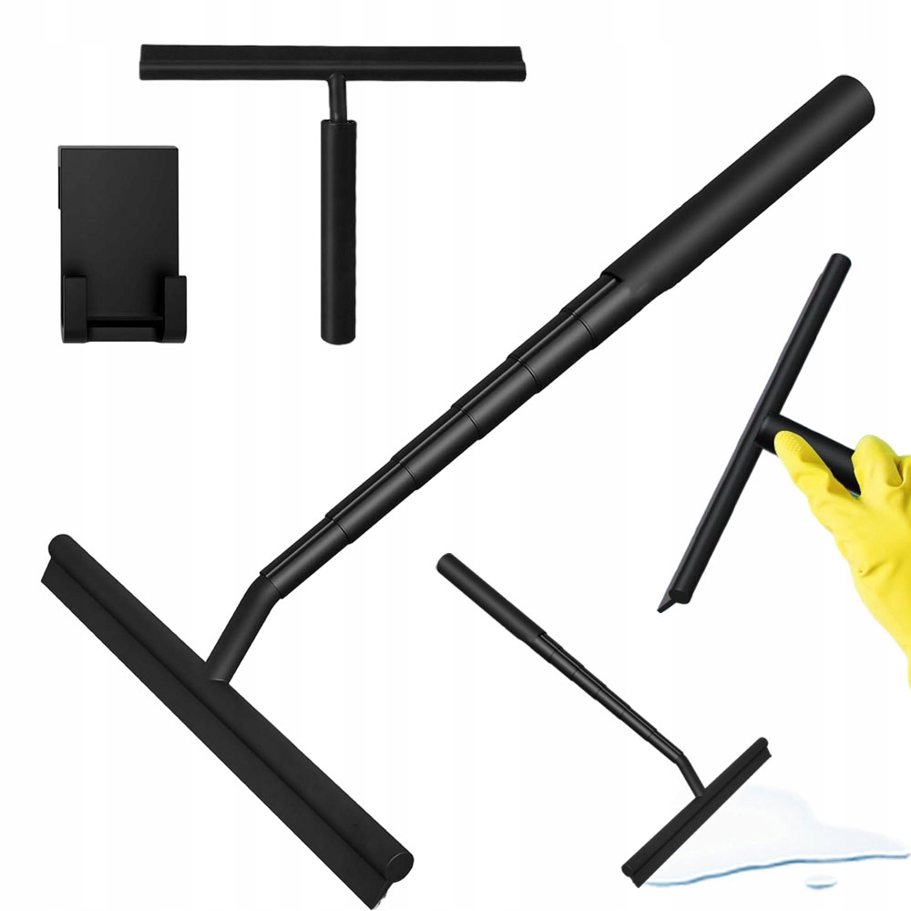 Levně Silikonová Stěrka Na Vodu Skel Kabin Teleskopická Zrcadla 23.5-97 cm