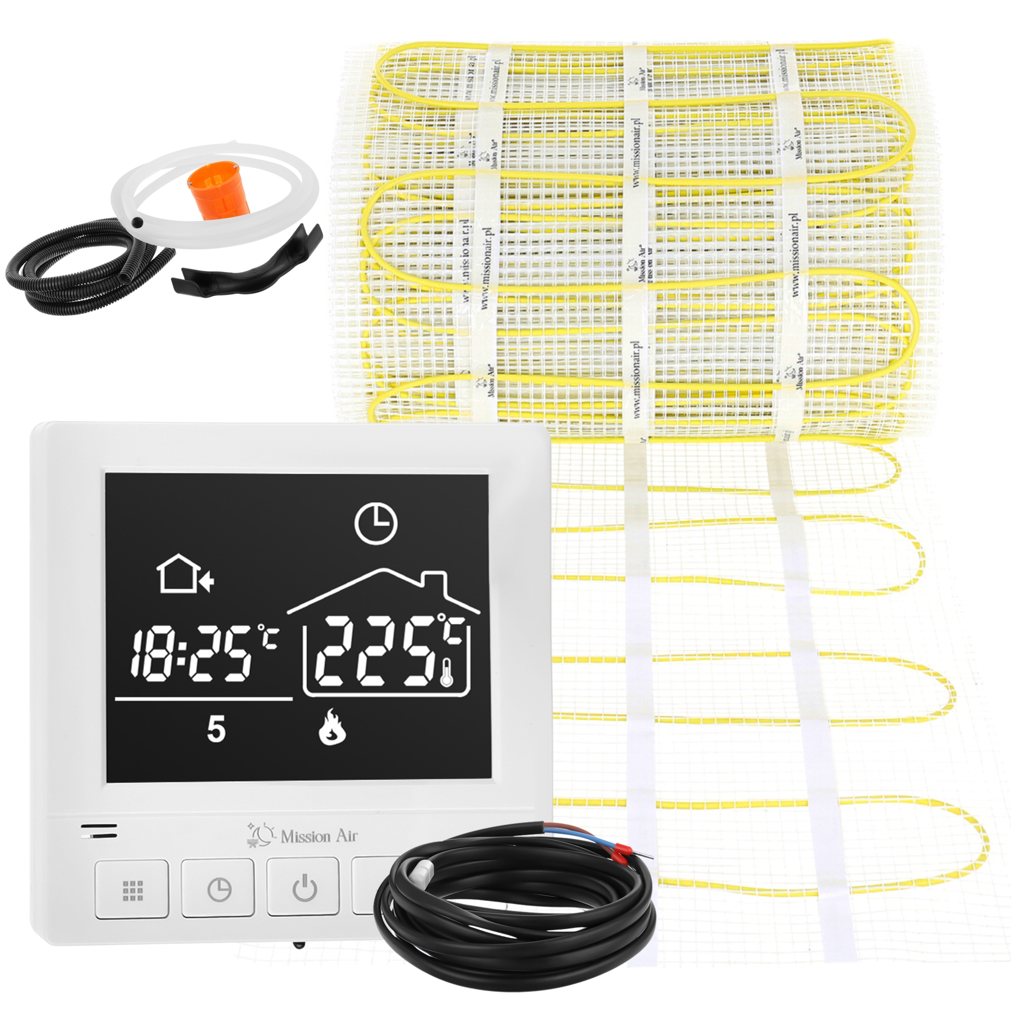 Set Vykurovacia rohož pod dlaždice MA-160W/m² 20 m²