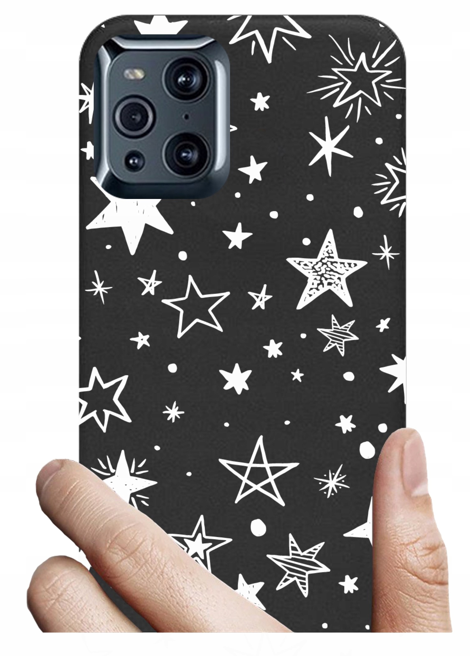 

Etui czarne matt do Oppo Find X3 162 wzory nadruk