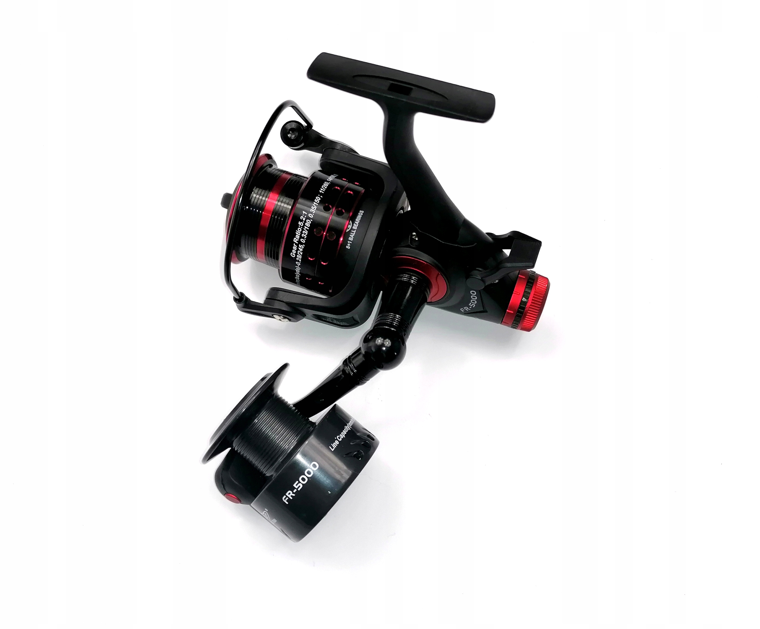 KOŁOWROTEK KARPIOWY 5000 WOLNY BIEG FEEDER 9 łożys Marka Miracle Fisch