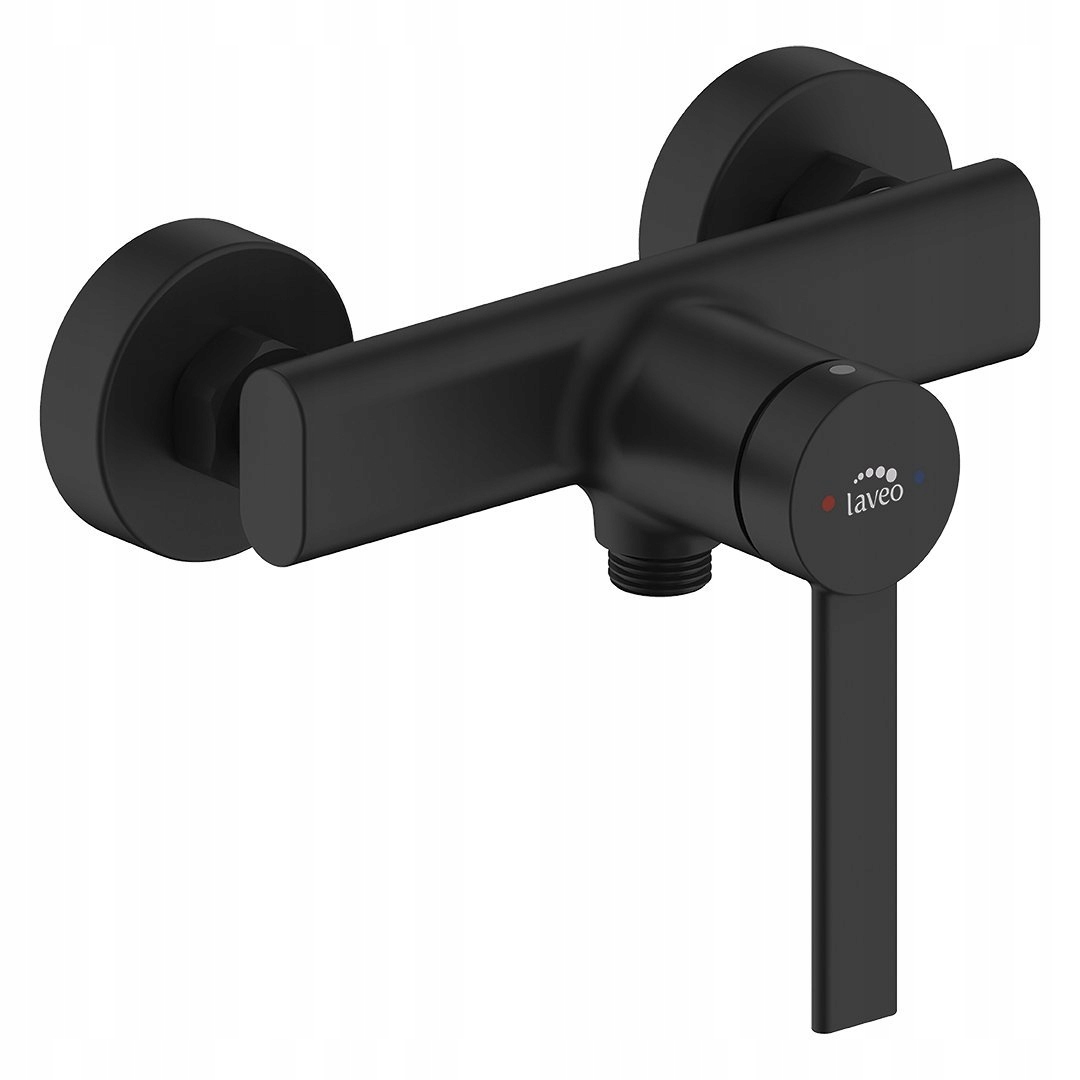 Nástěnná sprchová baterie Pinar černá Baw 740D, páková