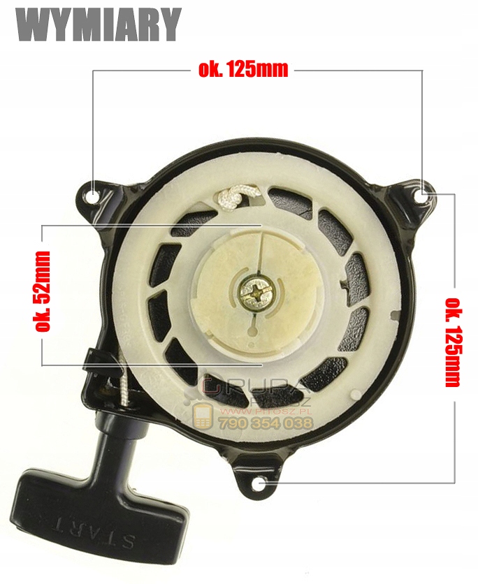 STARTER SZARPAK ROZRUSZNIK Briggs&Stratton 500 Typ rozrusznik
