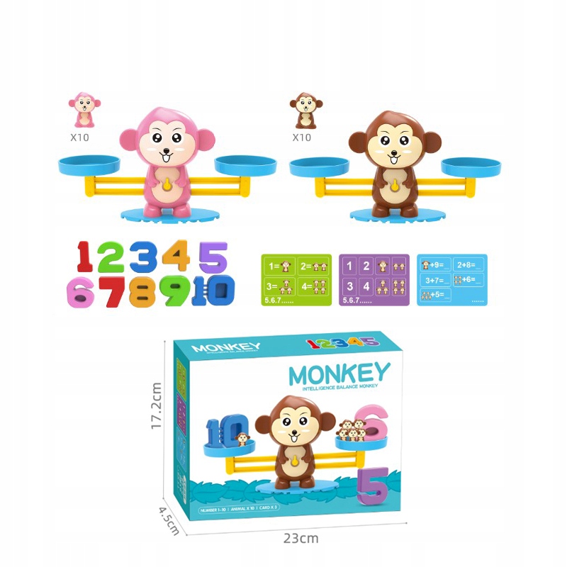 WAGA NAUKA LICZENIA DLA DZIECI MATEMATYKA ZABAWKA GRA MATEMATYKI MONTESSORI Płeć chłopcy dziewczynki