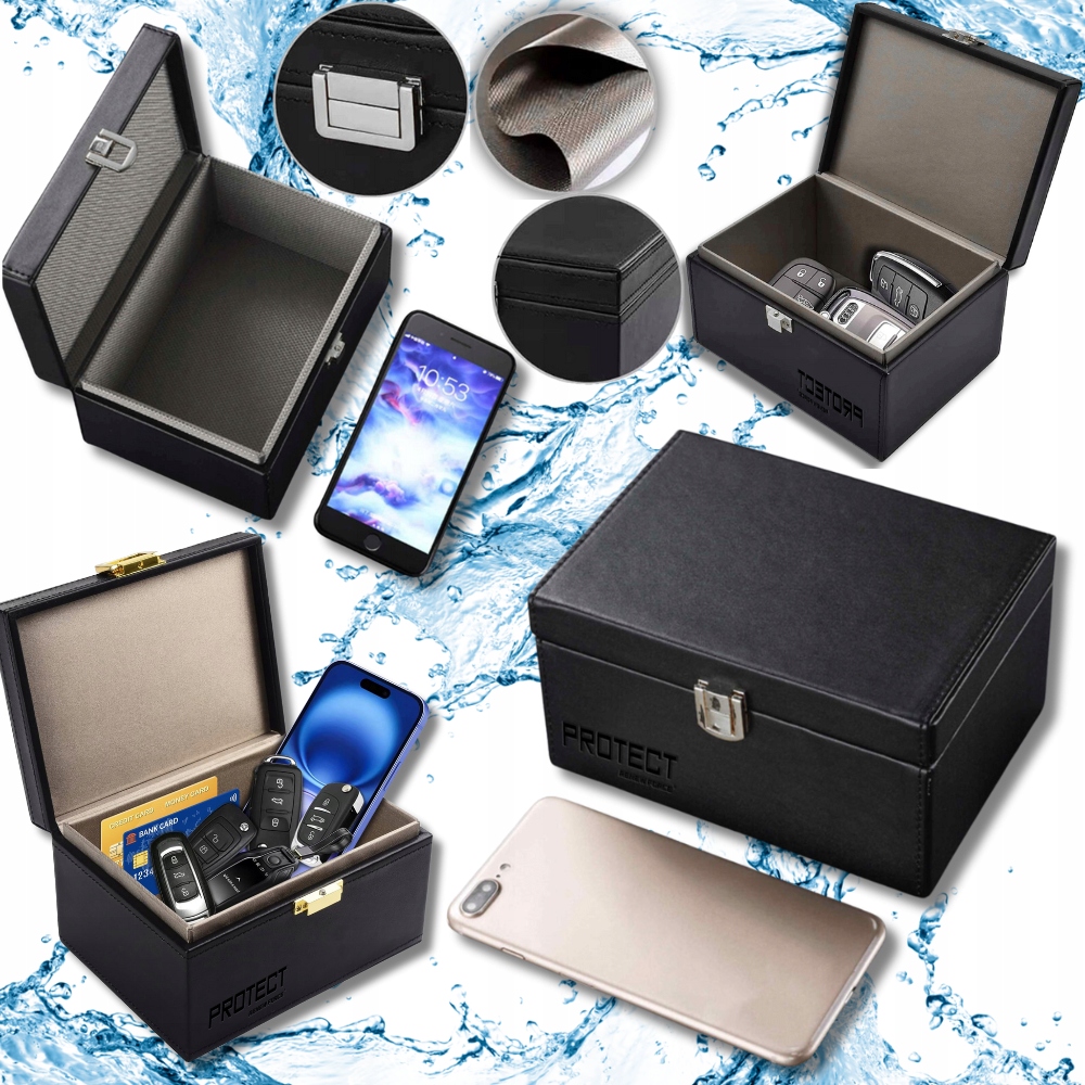 Protikrádežová Krabička Faradaya Na Klíče, Telefon Blokující Signál Rfid