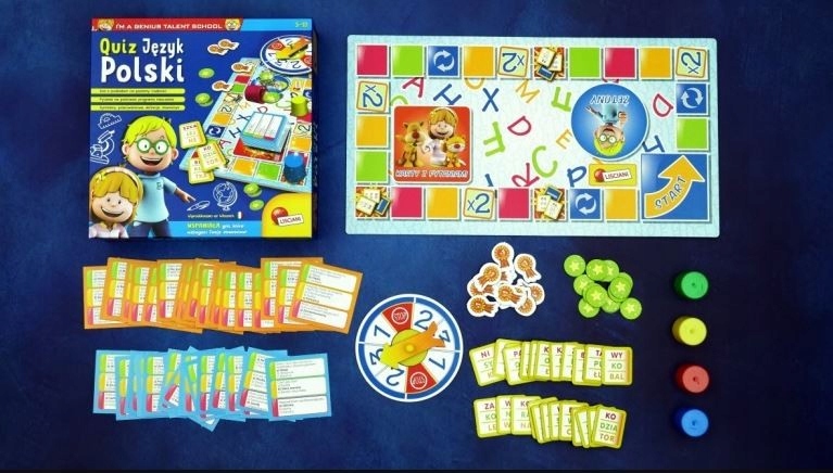 LISCIANI Mały Geniusz, Quiz - Jezyk Polski Bohater brak