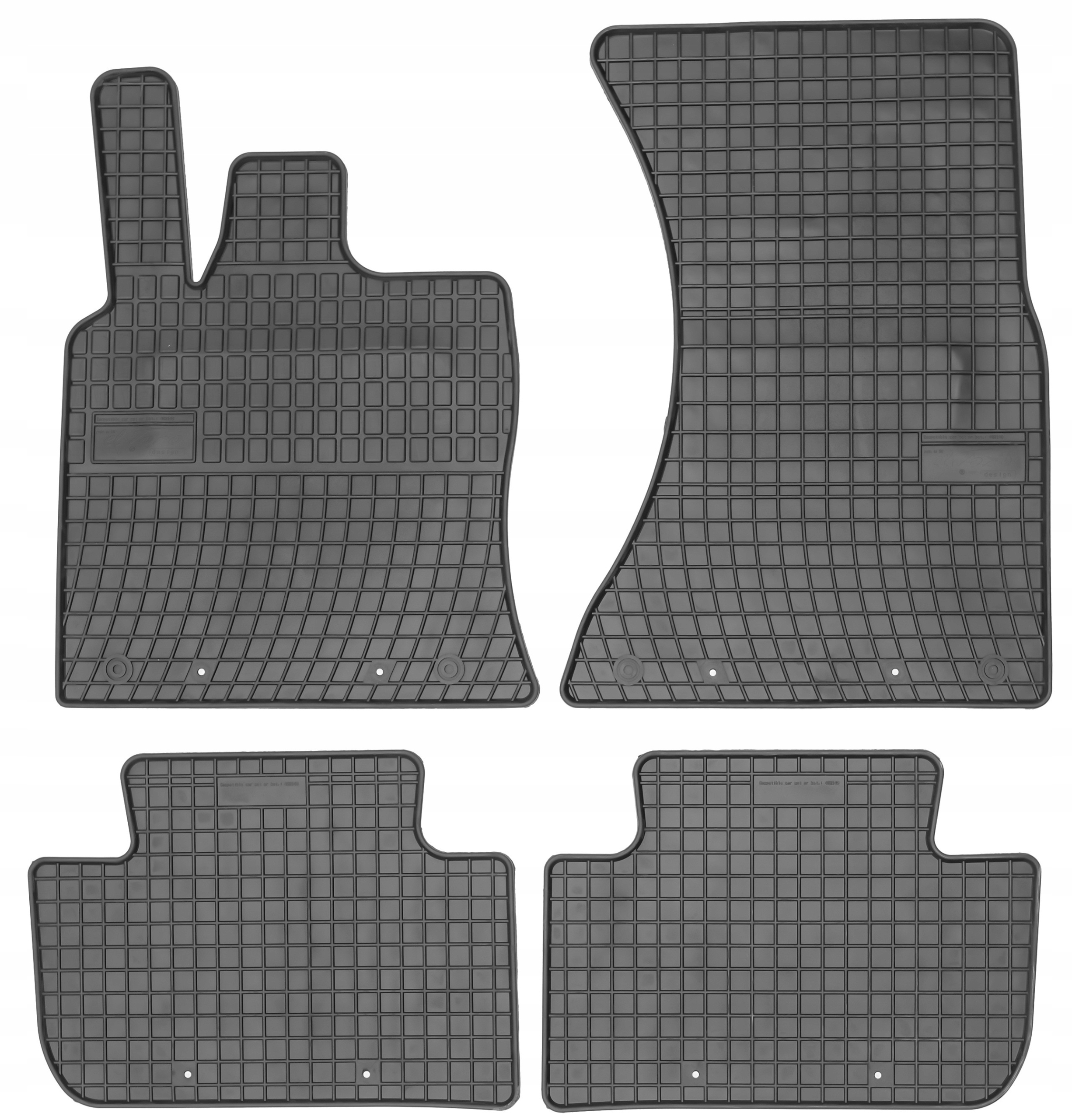 Коврики Ньюстайлинг резиновые 402140 4 el.