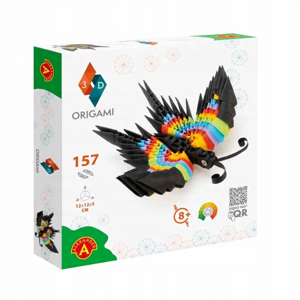 

Origami 3D Motyl trójwymiarowa rzeźba kolor