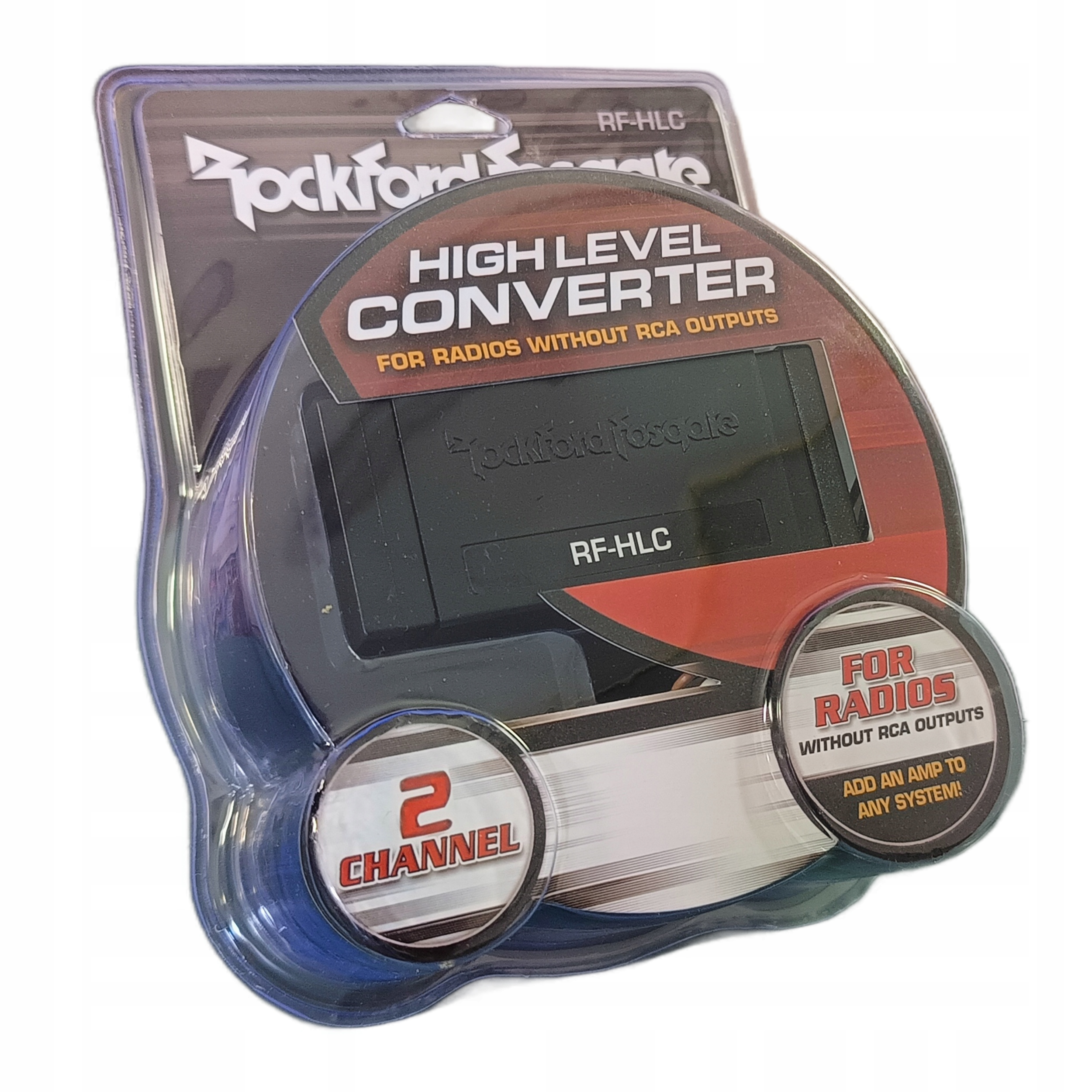 2-kanałowy konwerter sygnału High-Low Rca Rockford Fosgate Rf-hlc