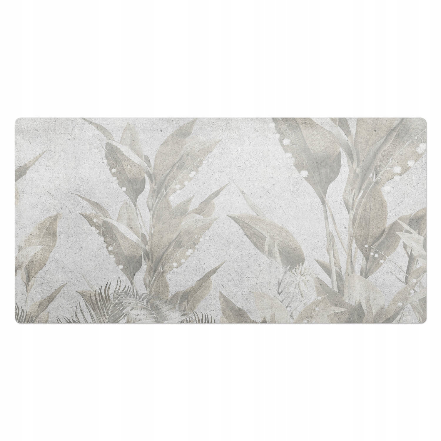 Vinylová podložka na stůl se vzorem Elegantní vintage listy 100 x 50 cm