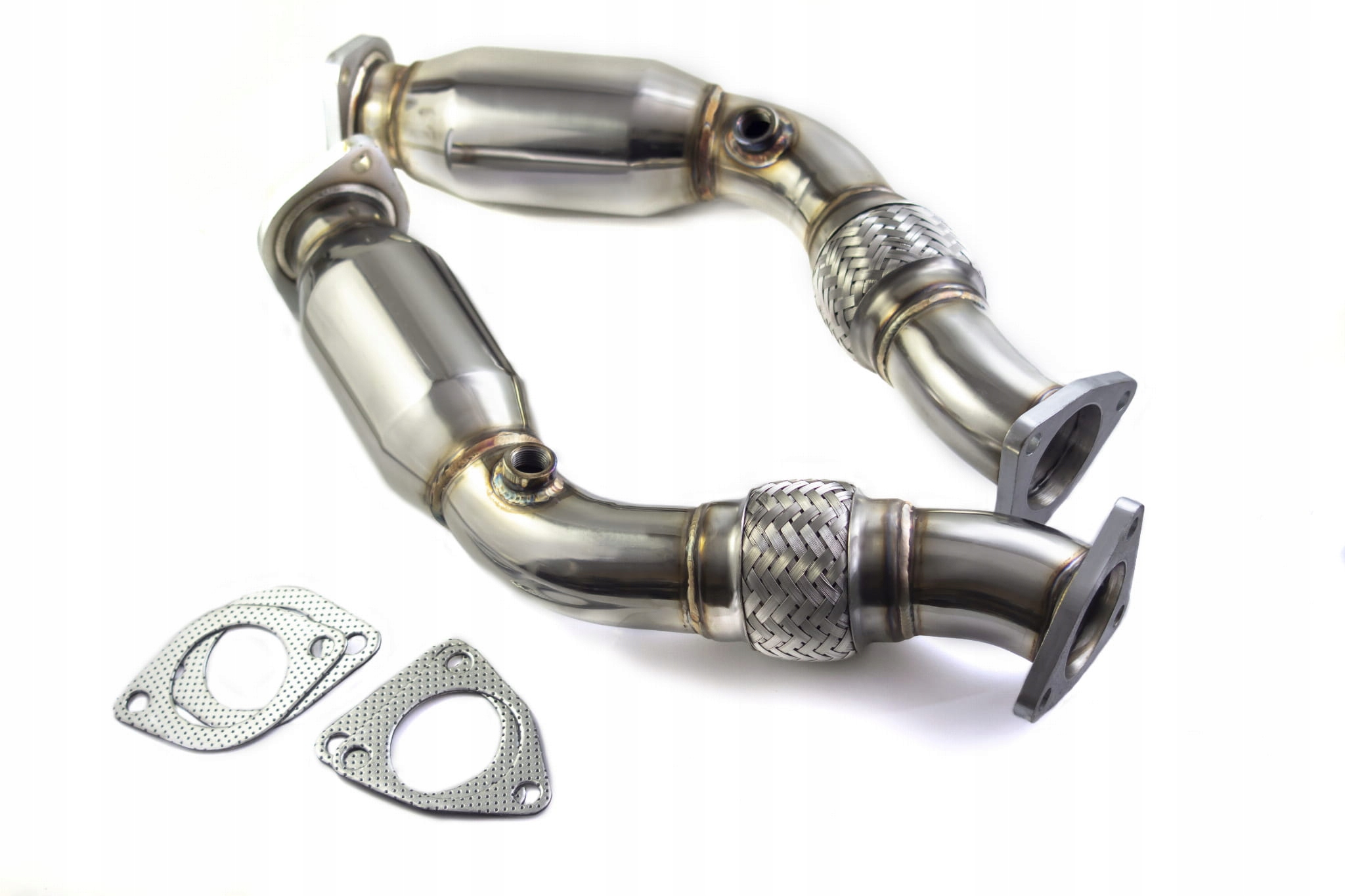 MG-DP-071 - NISSAN 350Z DECAT DOWNPIPE + ГИБКИЙ РАЗЪЕМ