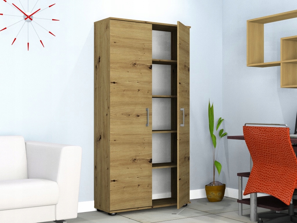 Szafa do Salonu 60 x 182 x 32 cm Dąb Artisan Głębokość mebla 32 cm