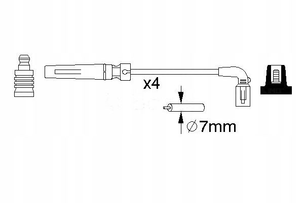 ДРОТИ ОБПЛЕТЕННЯ BOSCH 96497773 96211948 3008911