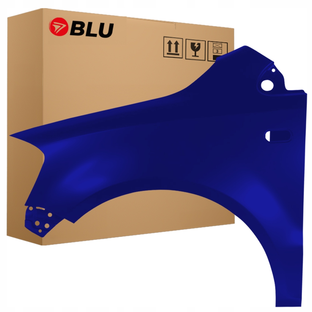 Blu Blatník Vw Fox LL5M levý modrý 05-11 přední