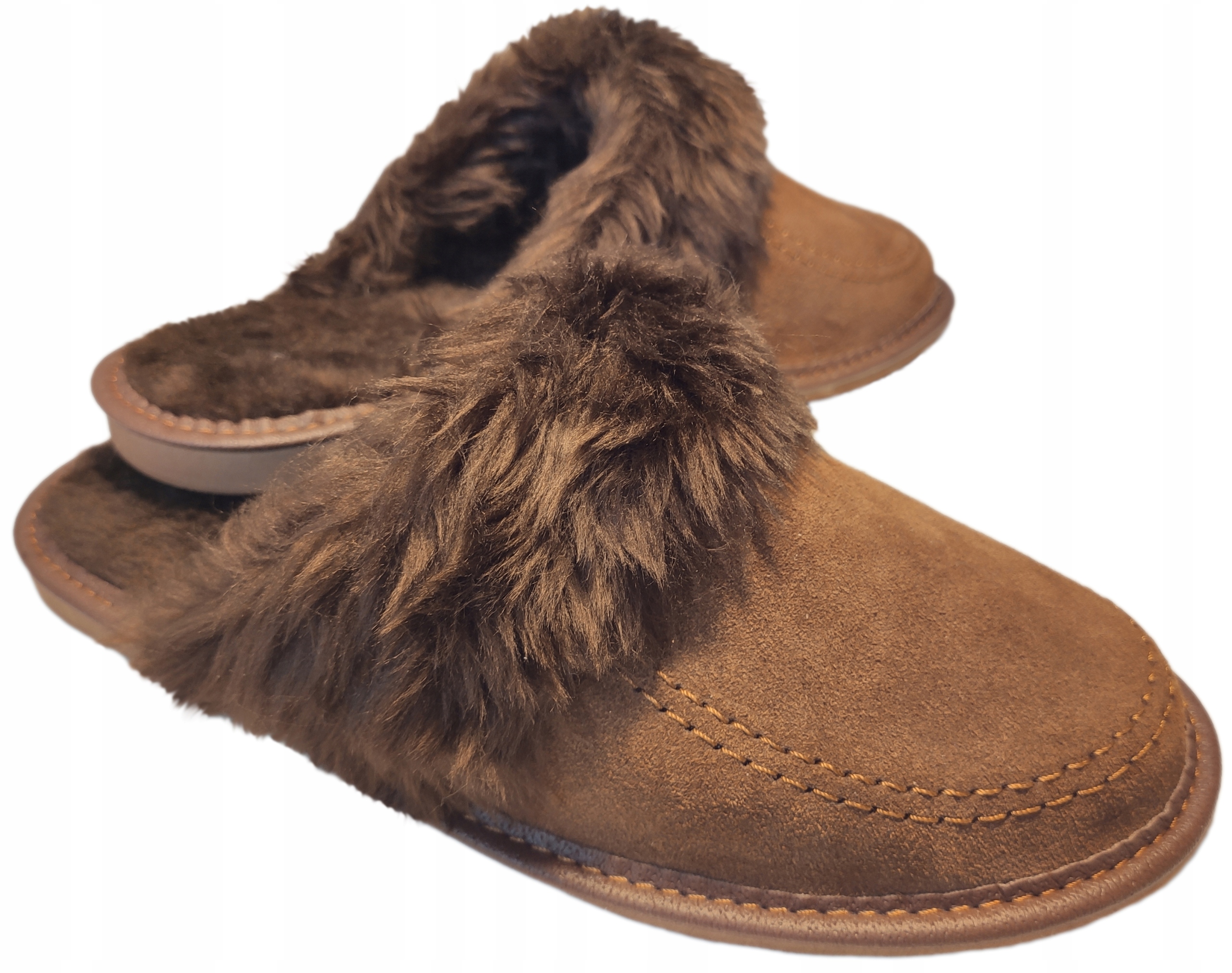 

Kapcie Damskie Pantofle z Futerkiem Zimowe Klapki