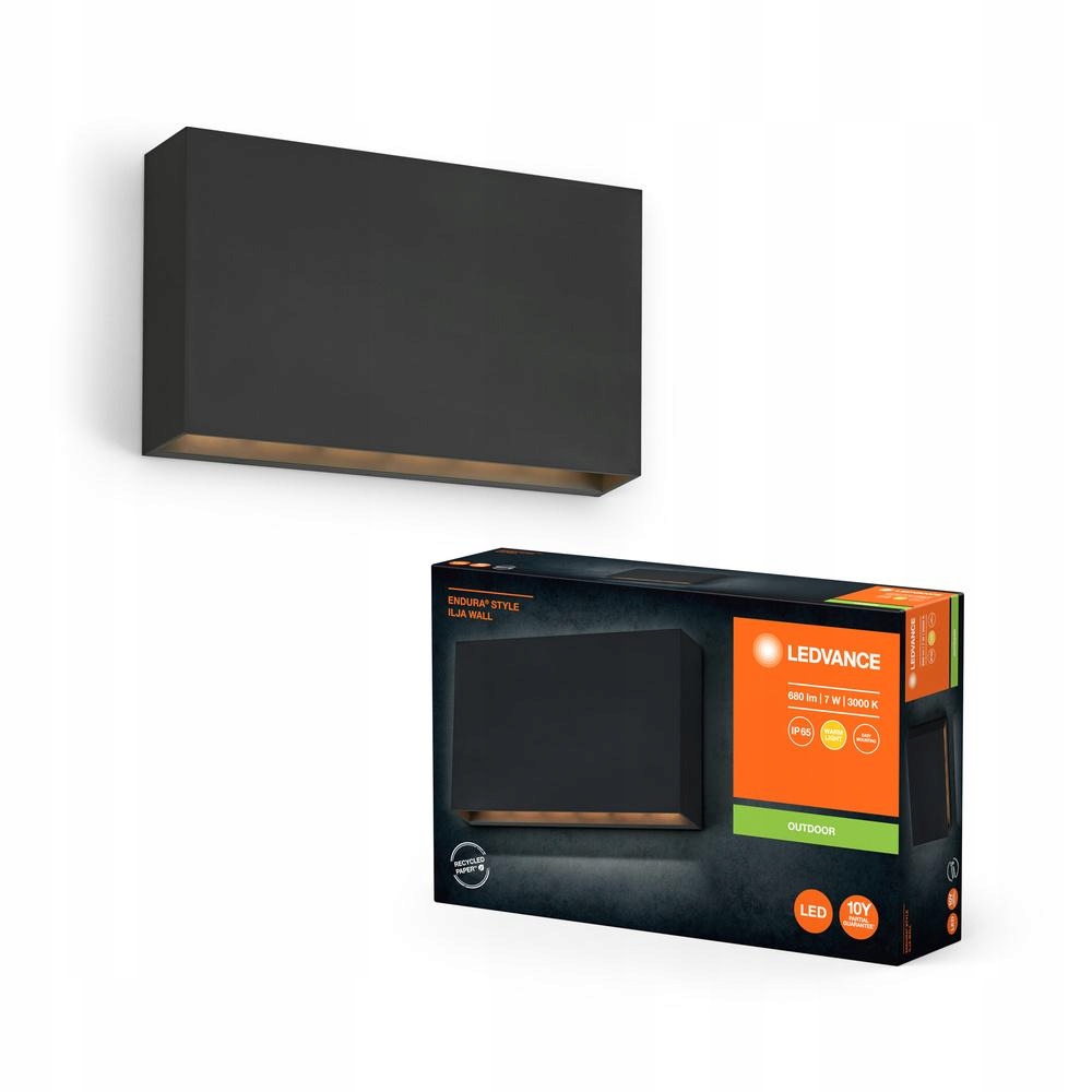 Zahradní venkovní nástěnné Led svítidlo 7W 3000K IP65 Ledvance
