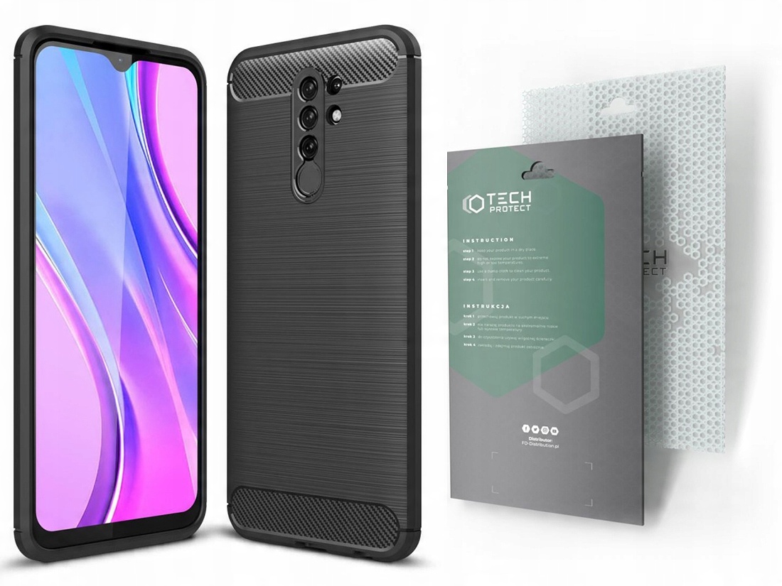 

Tpucarbon - Etui Case Obudowa Do - Xiaomi Redmi 9