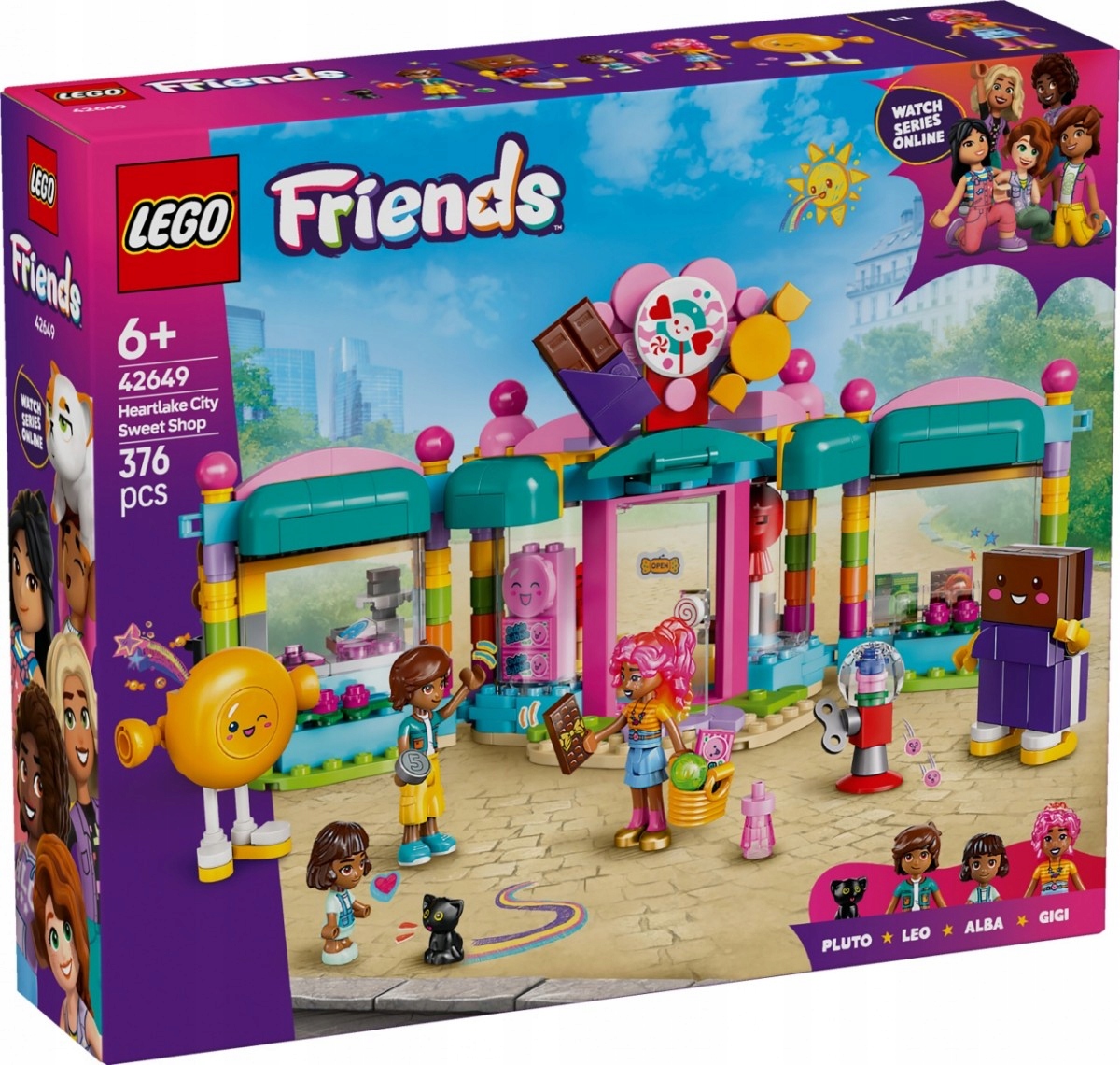 Lego stavebnice Friends 42649 Obchod s bonbóny v městečku Heartlake