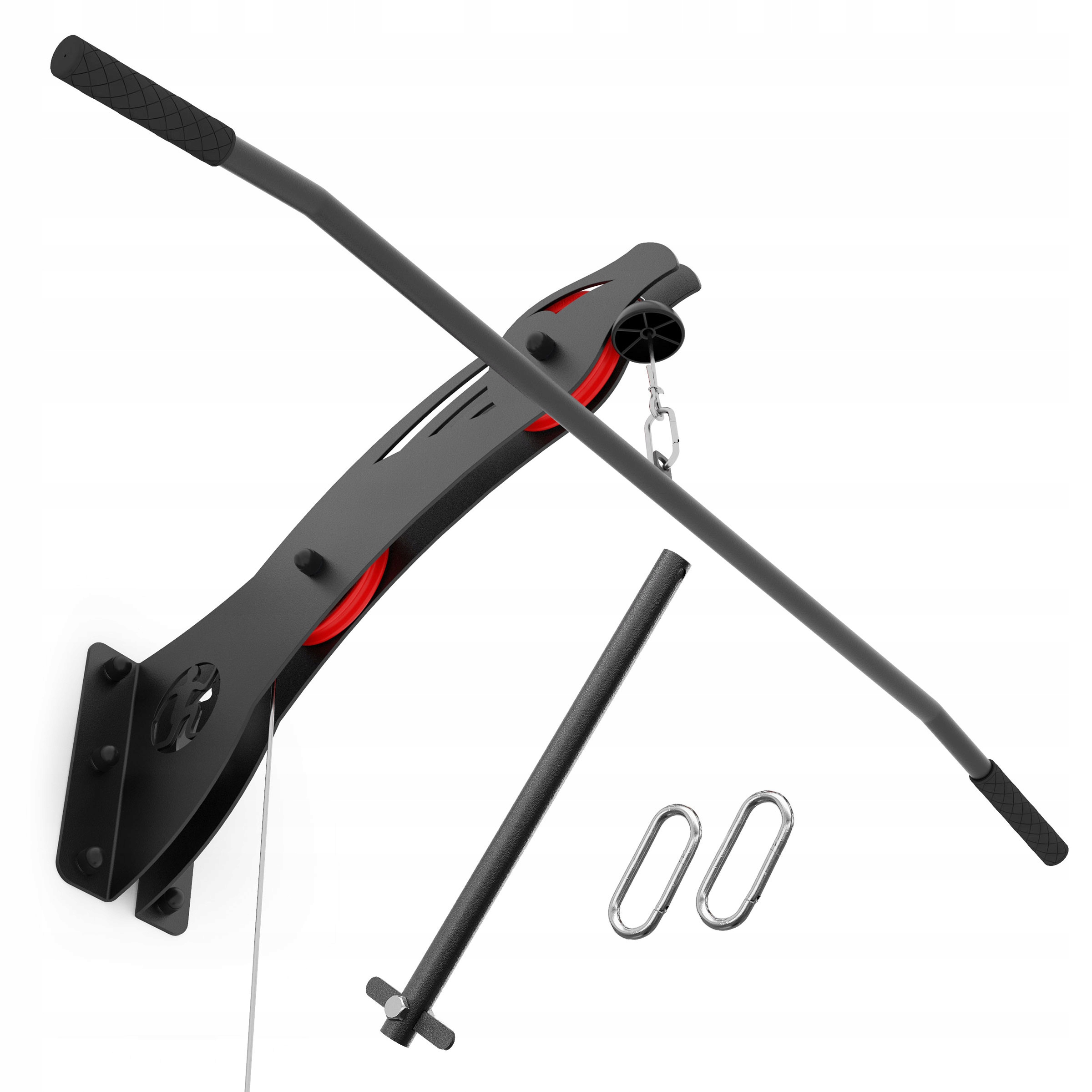 Závěsná Posilovací Kladka-horní tréninkový atlas pro cvičení nástěnný KSSL019