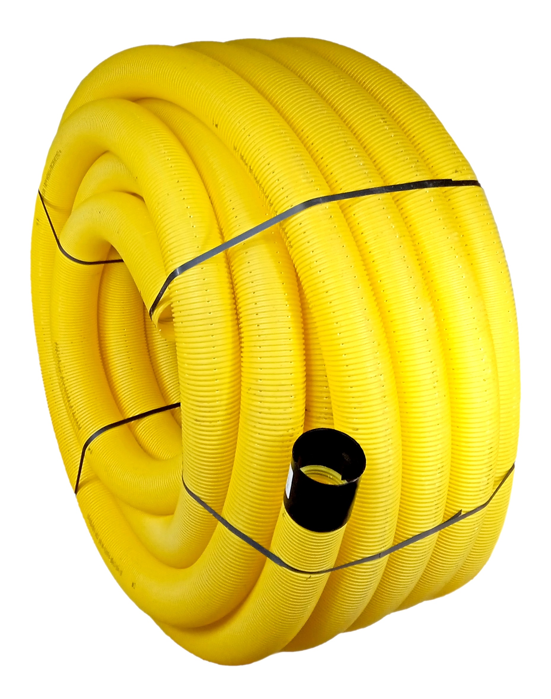 Rura Drenarska wąż PCV fi 100 50m żółta z otworami Marka Plast