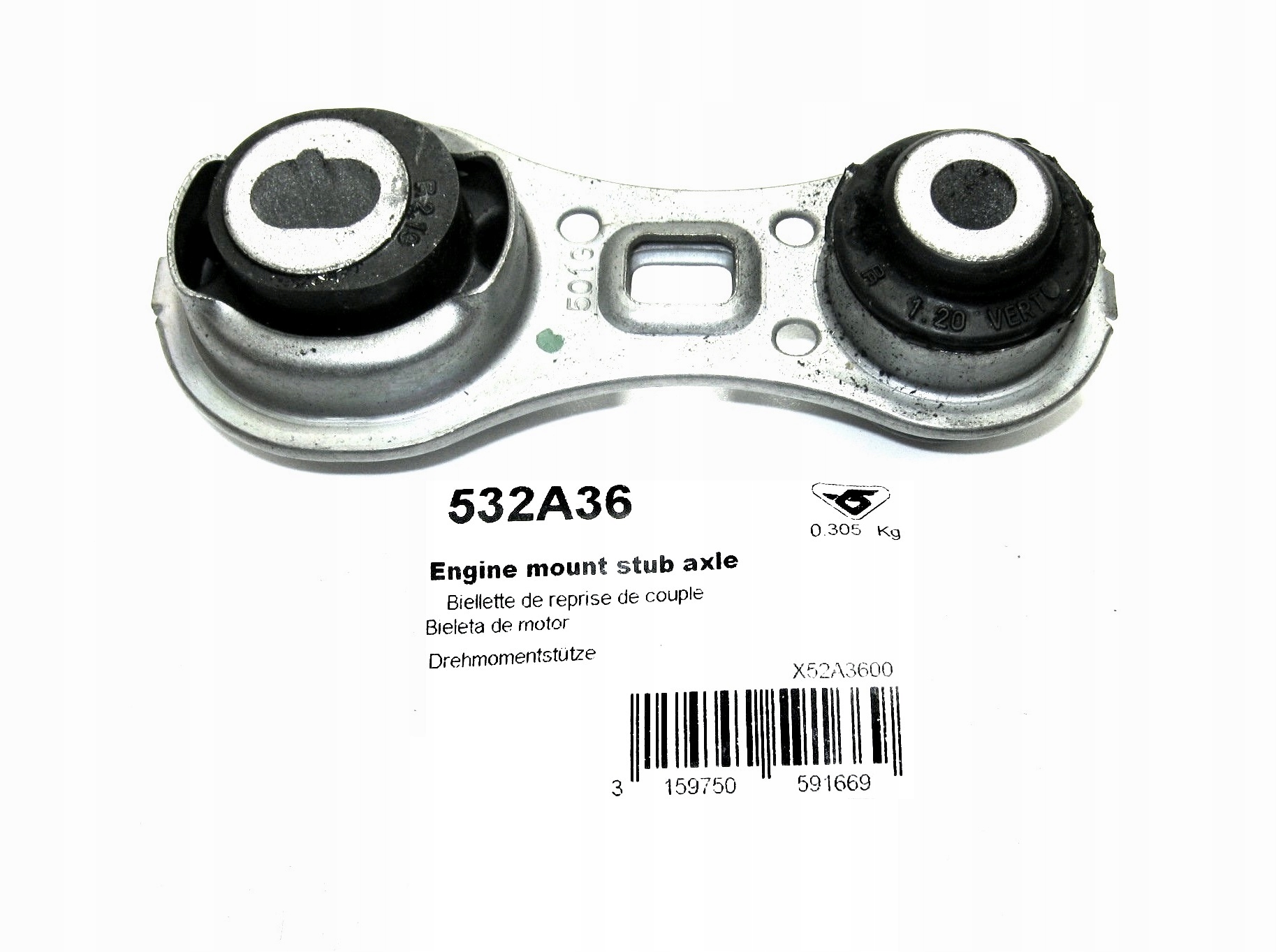 PODUSZKA SILNIKA ŁĄCZNIK GÓRNY MEGANE II SCENIC II