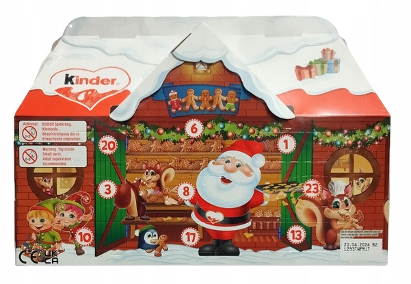 Адвент-календарь Kinder Mix 2026, домик 3D, шоколадные сладости 234 г — фото 8