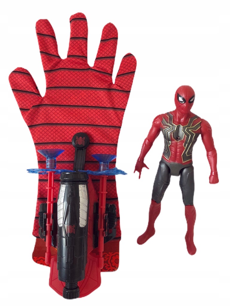 WYRZUTNIA SPIDERMAN RĘKAWICA STRZAŁKI SIEĆ STRZELA Kod producenta 01