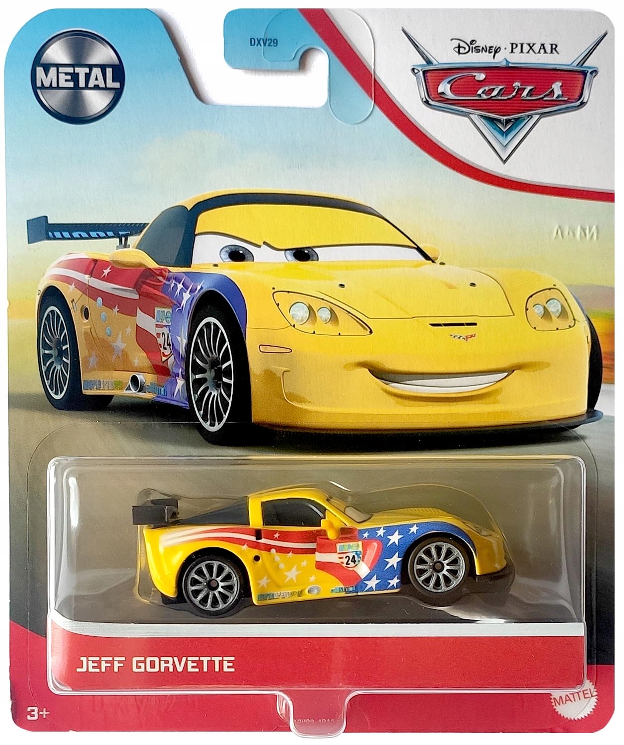 

Mattel Cars Auta Jeff Gorvette Corvette 1:55 Nowy