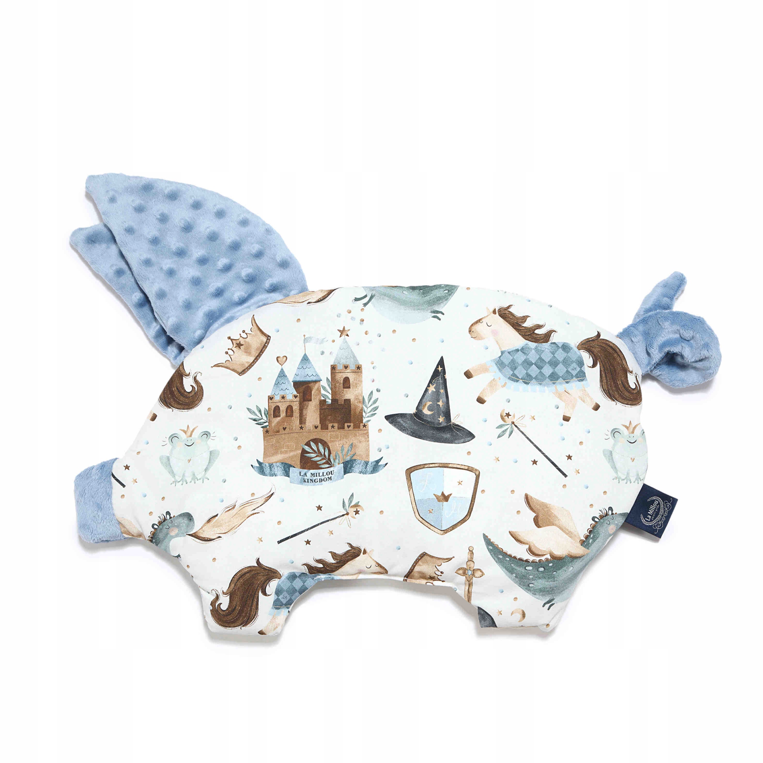 

Podusia Sleepy Pig Prince Wind Blue La Millou