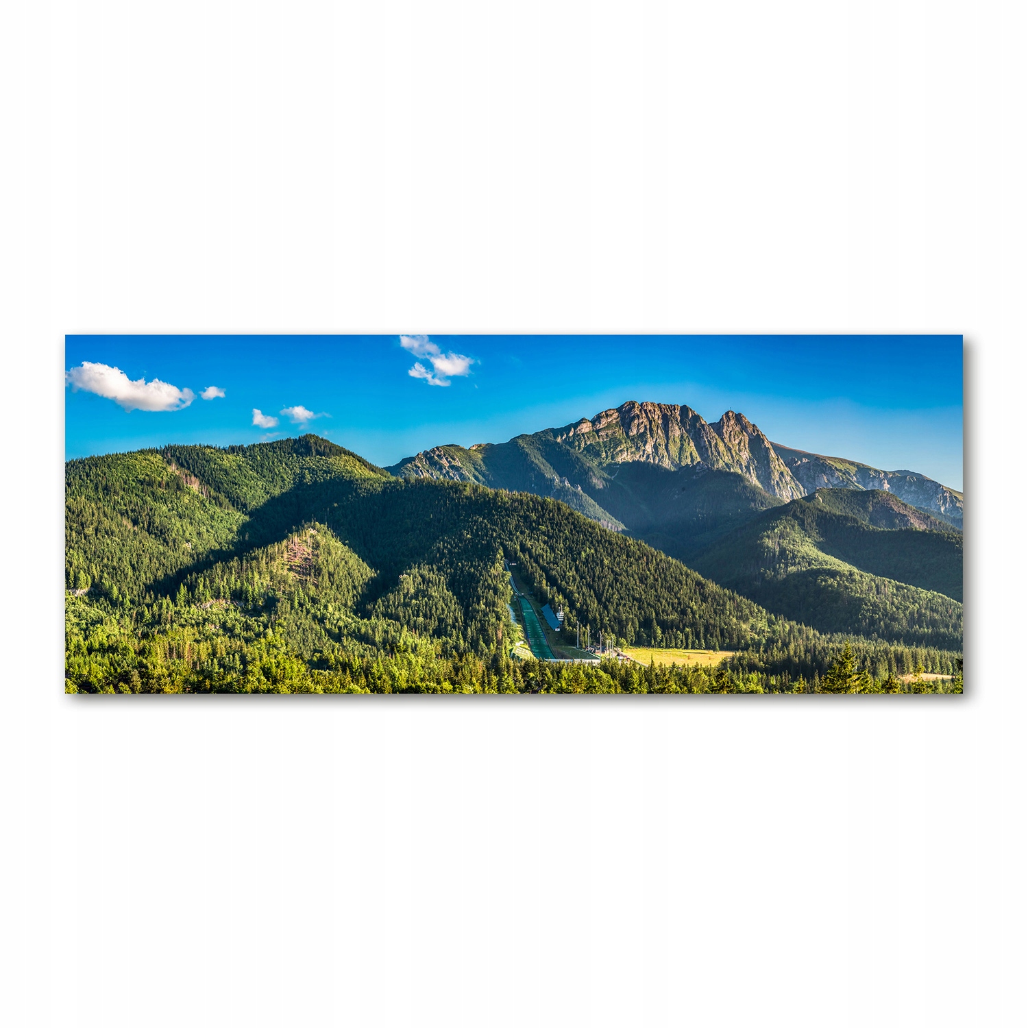 

Foto obraz akryl zdjęcie Panorama Tatr 125x50 cm