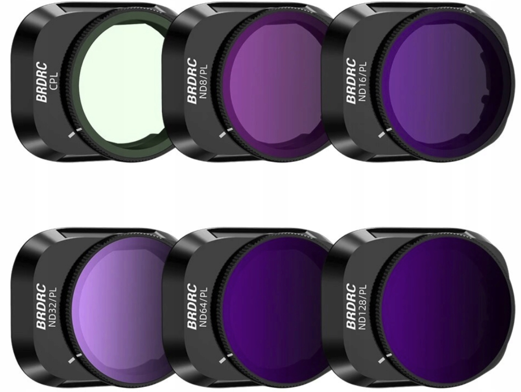 Sada 6 Filtrů Pro Dji Mini 4 Pro Nd-pl 8 16 32 64 128 Cpl Pouzdro