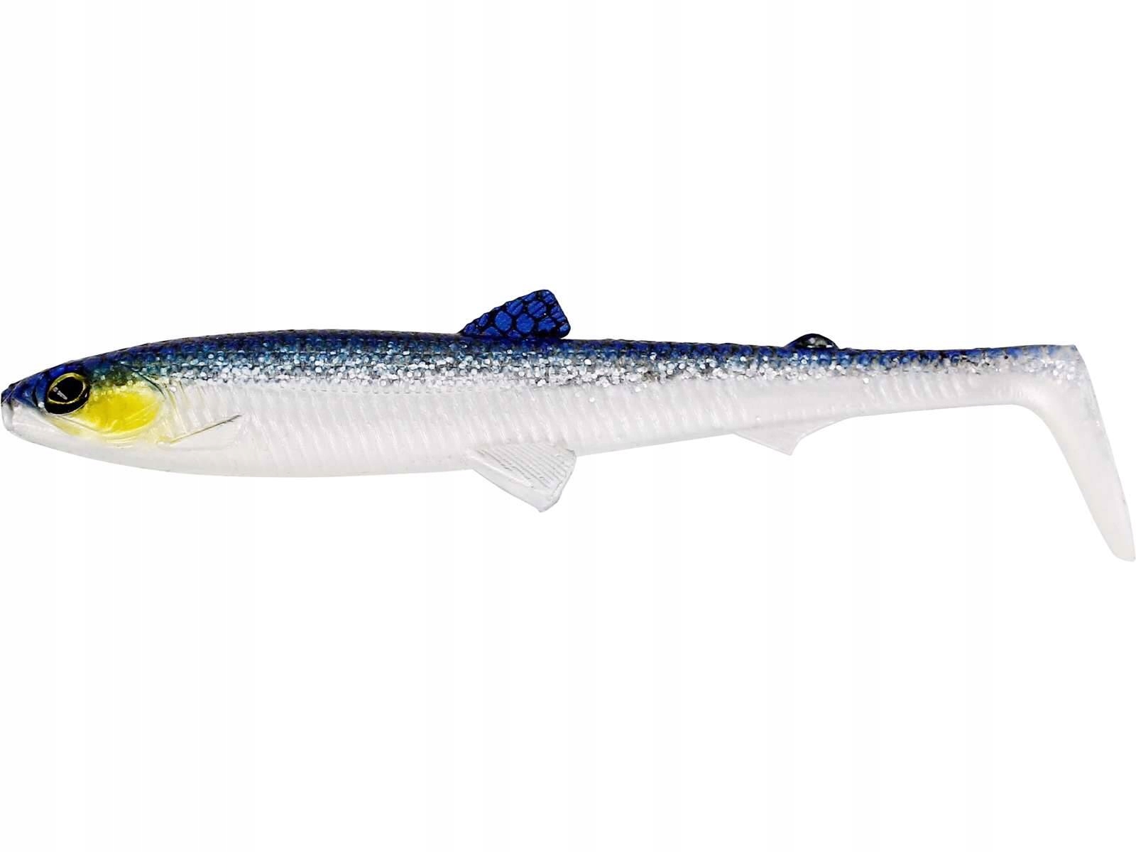 Guma Westin BullTeez Shadtail 7.5cm 4g Blue Headlight Na Okonie