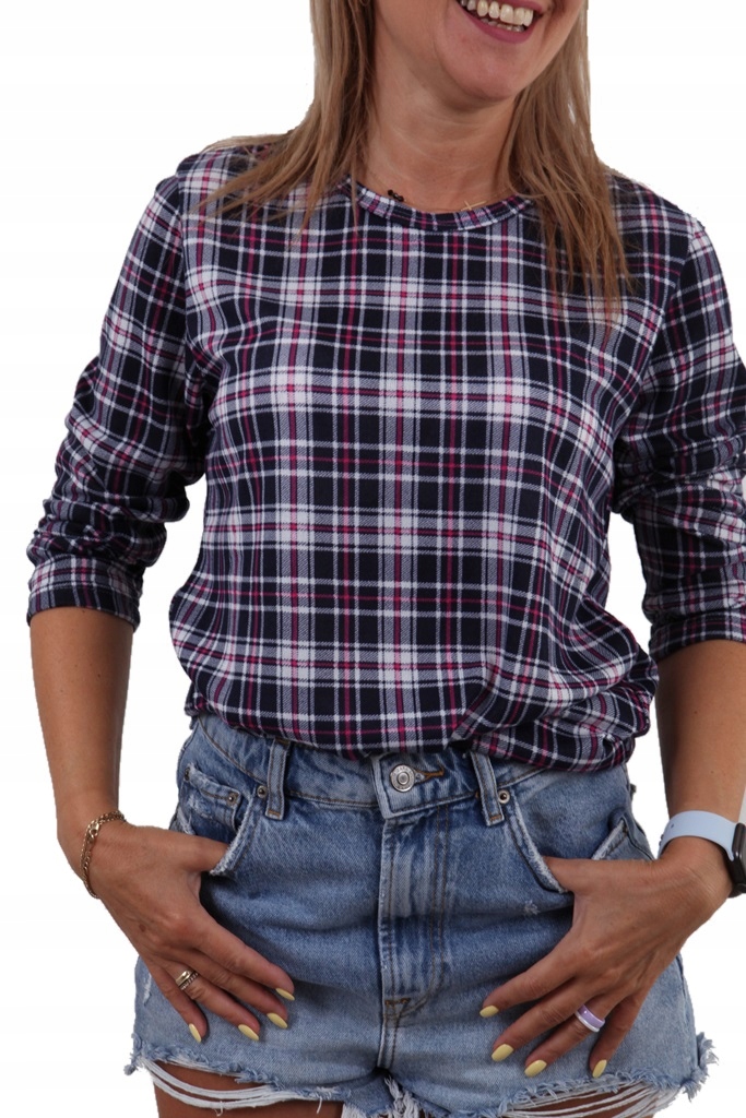 

Lekki Sweterek Bluzka Drobna Krateczka KOLORY*4XL