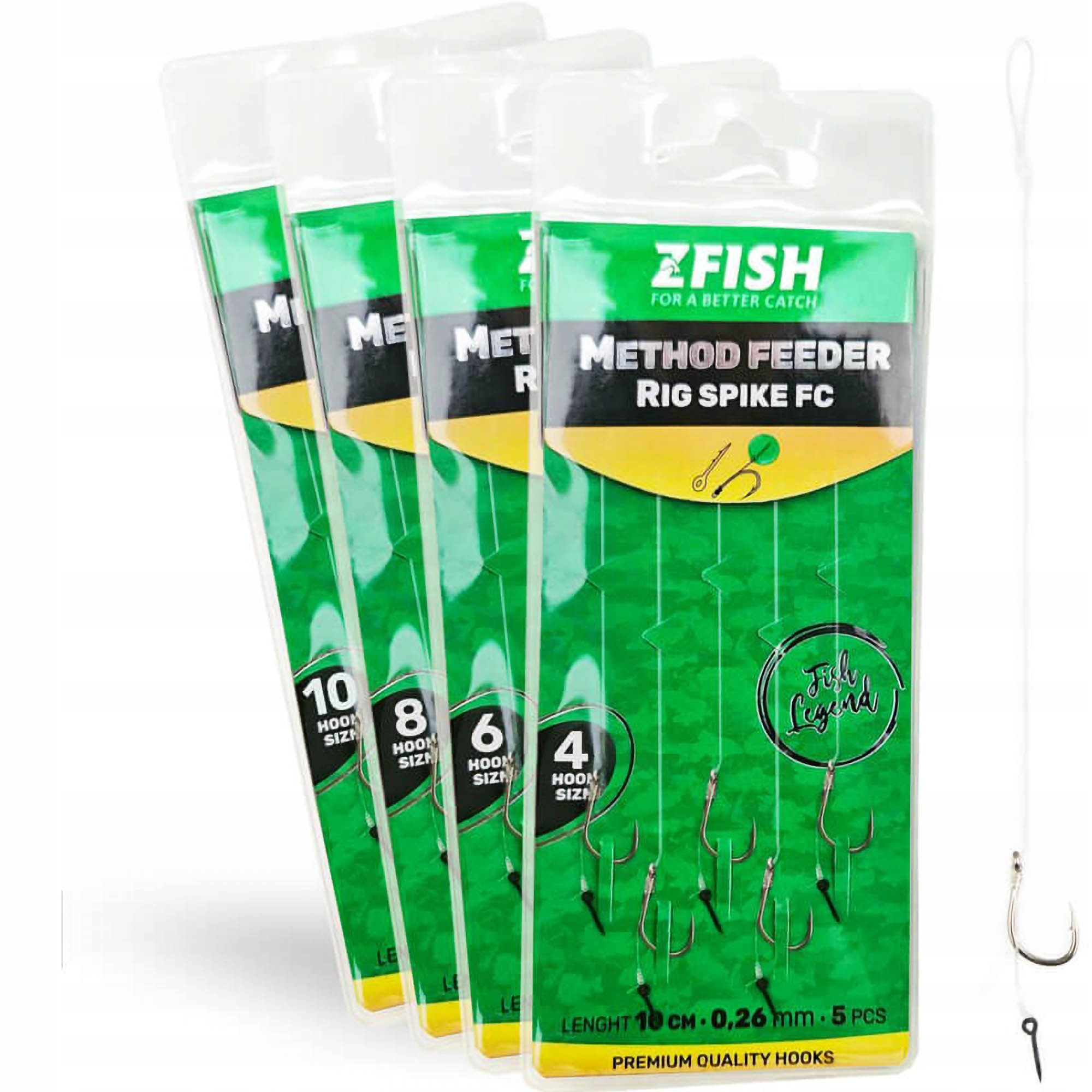 Przypony Zfish Method Feeder Rig Spike Fc Rozm 14 10cm 5szt