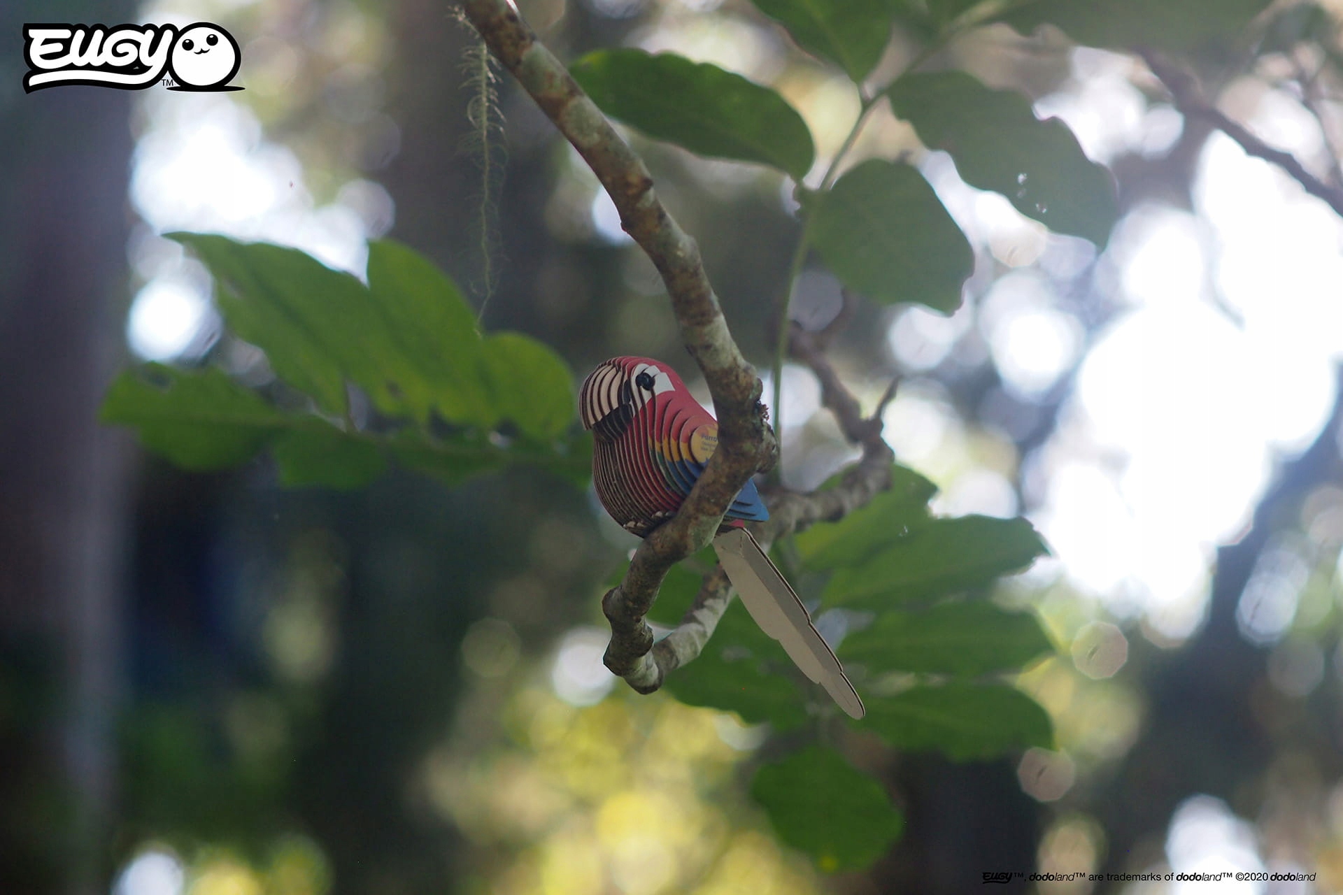 PAPUGA EKO UKŁADANKA PUZZLE 3D EUGY Marka Eugy