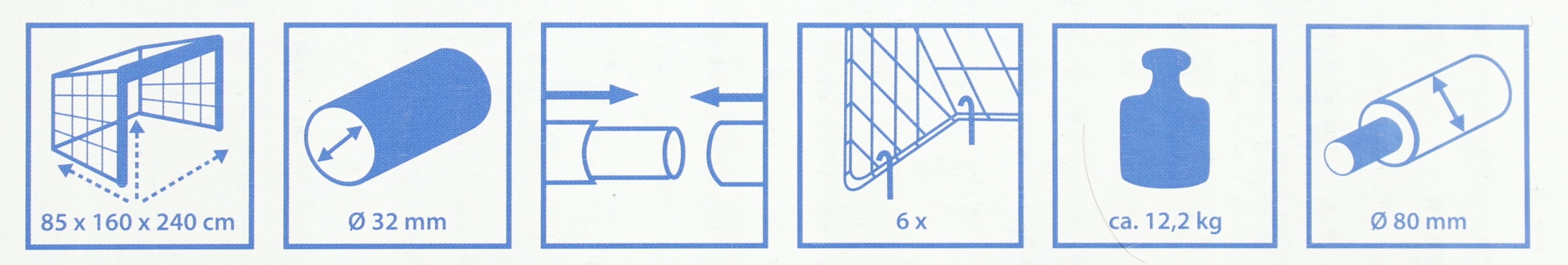 HUDORA BRAMKA PIŁKARSKA ProTect 240 160x85 NaJutro Marka HUDORA
