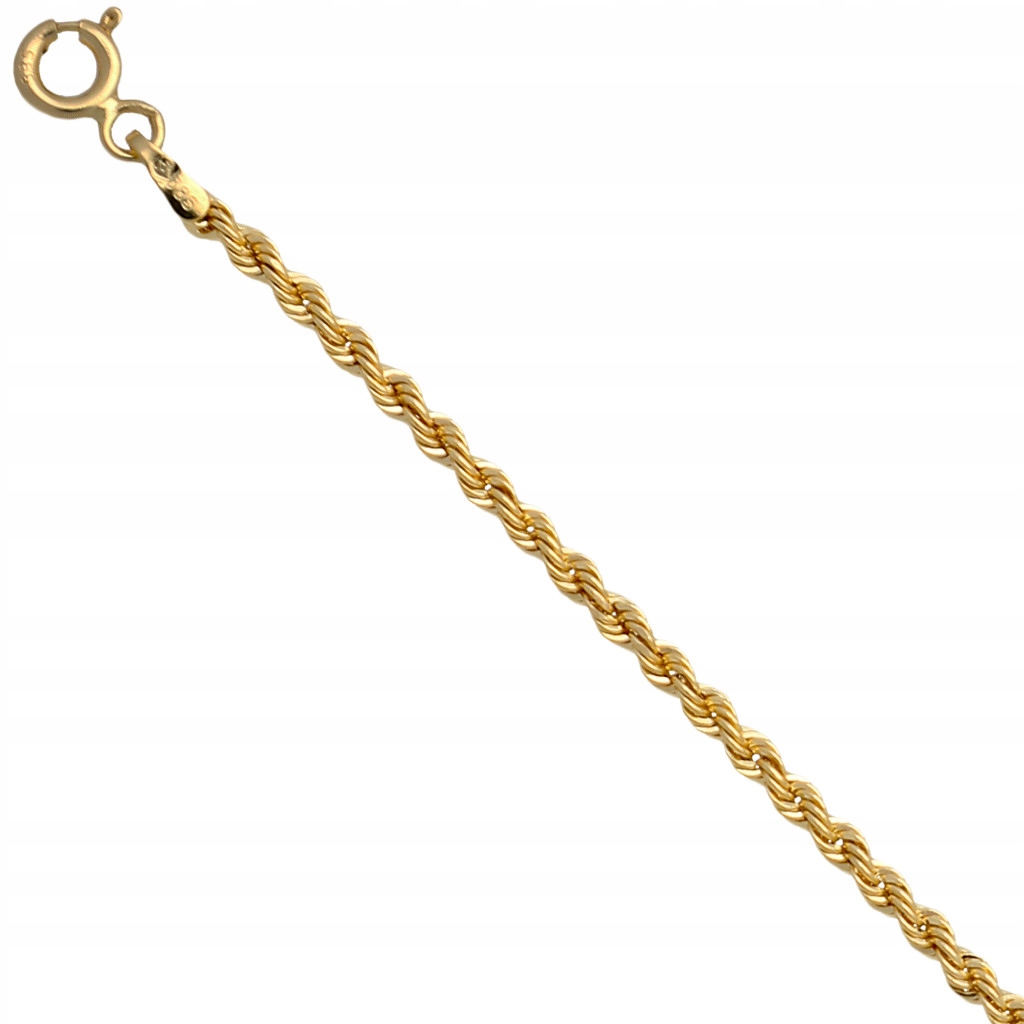 

Bransoletka złota kordel 18cm 2.0mm złoto pr.585