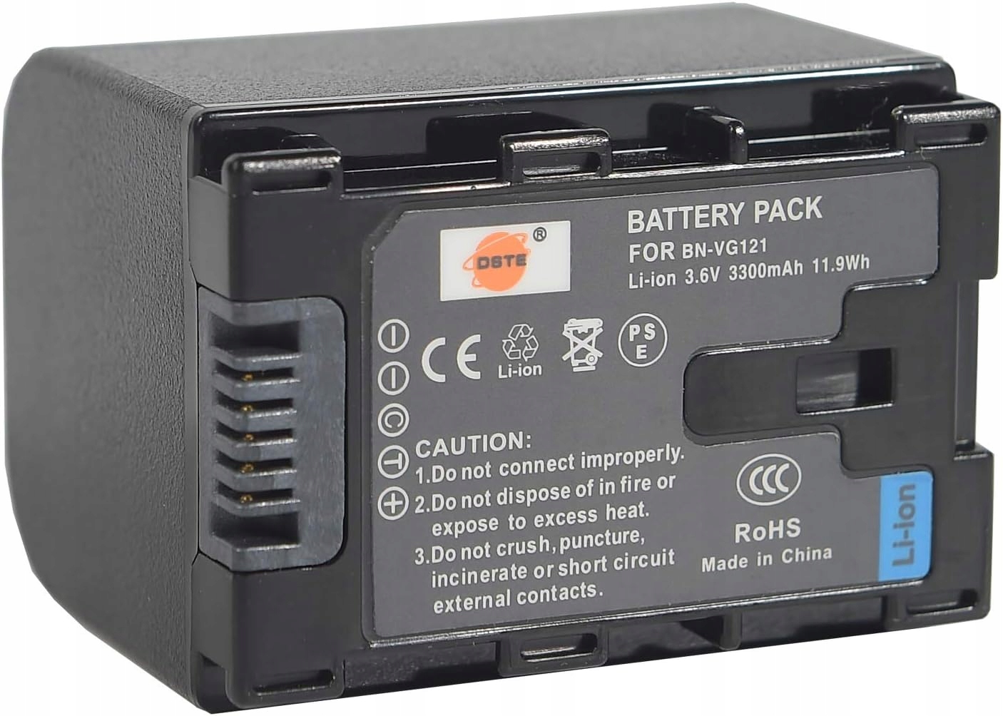 Akumulator Bateria BN-VG121U do JVC BN-VG121 BN-VG114U BN-VG107U -- 4200mAh