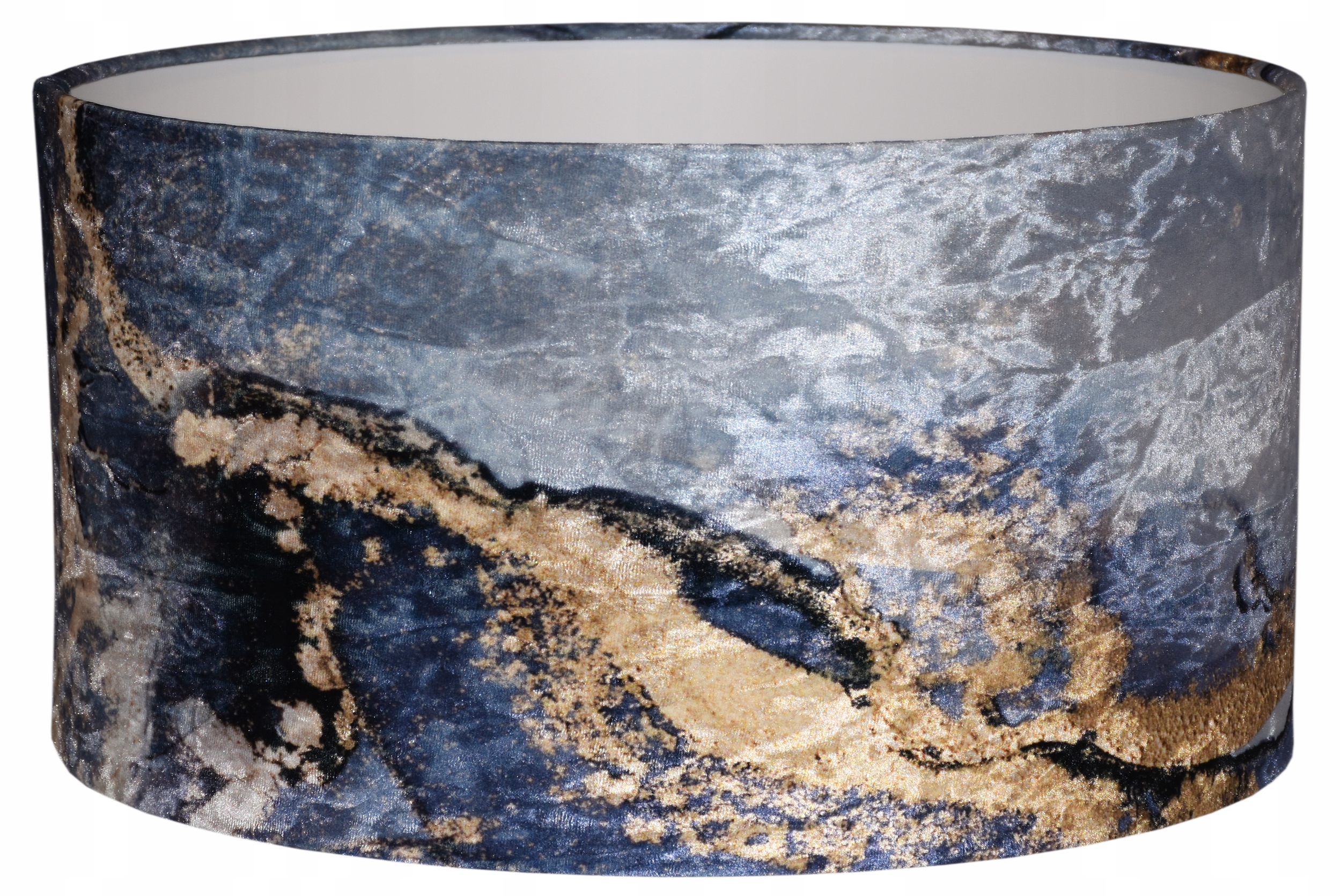 Moderné tienidlo Zavinovacie Okraje valec tuba 45 cm E27 Geody 03 Panca