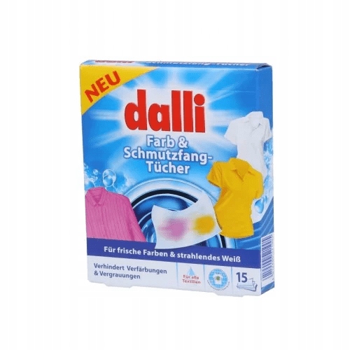 

Dalli 15 szt. Chusteczki wyłapujące kolor i brud
