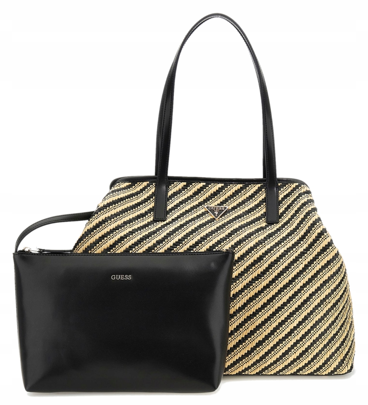 Guess velká dámská kabelka přes rameno shopperka kosmetická taška Vikki II