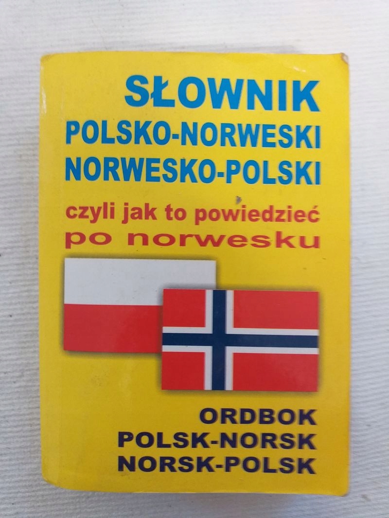 SŁOWNIK POLSKO NORWESKI NORWESKO POLSKI CZYLI... /QV963