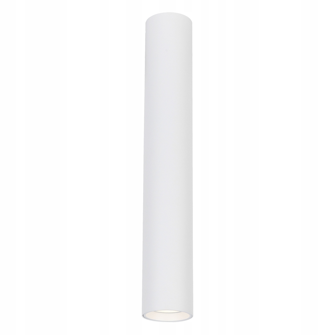 Stropní Svítidlo Genesis Tuba Bílá 1xGU10 6,3x40 cm Závěsná lampa do pokoje