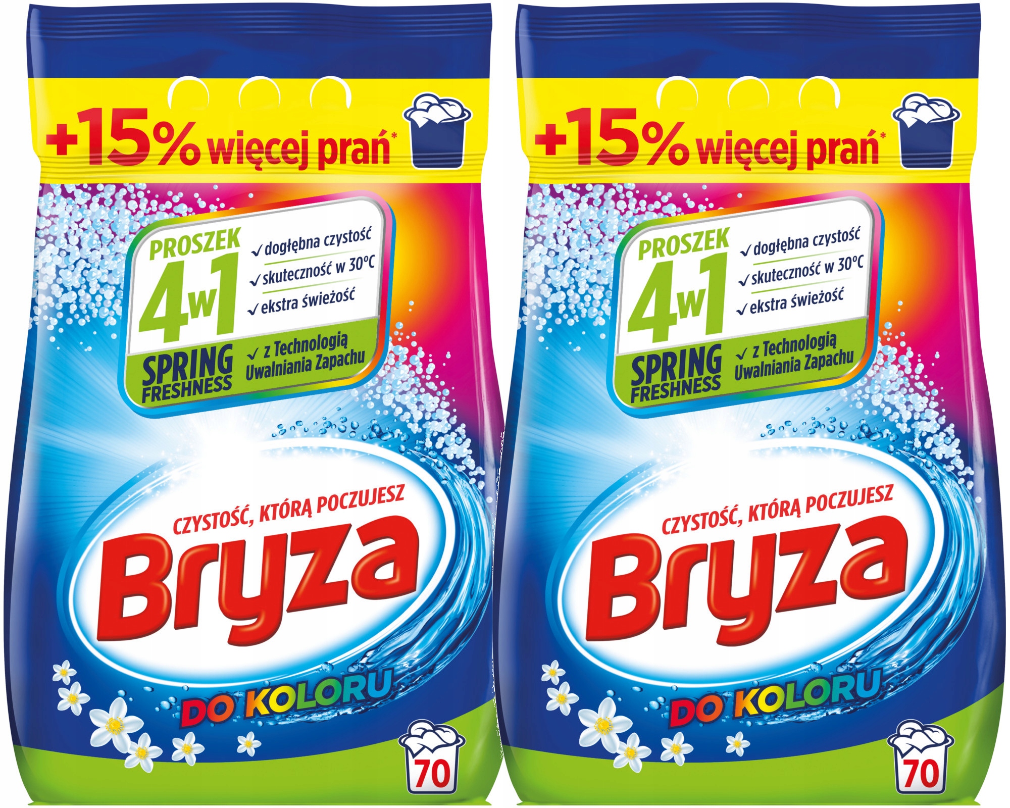 

Bryza 4w1 Koloru Spring Proszek 140pr 2 x 4,55kg