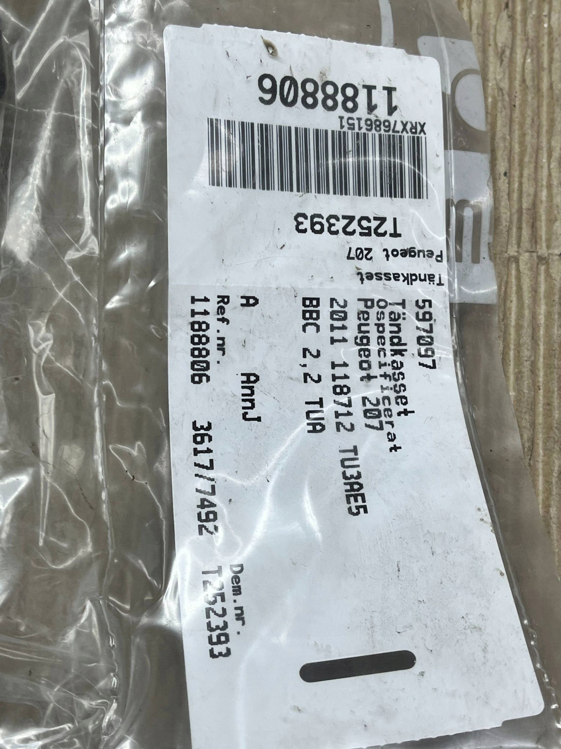 coil ignition Peugeot 207 597097 ORG!!