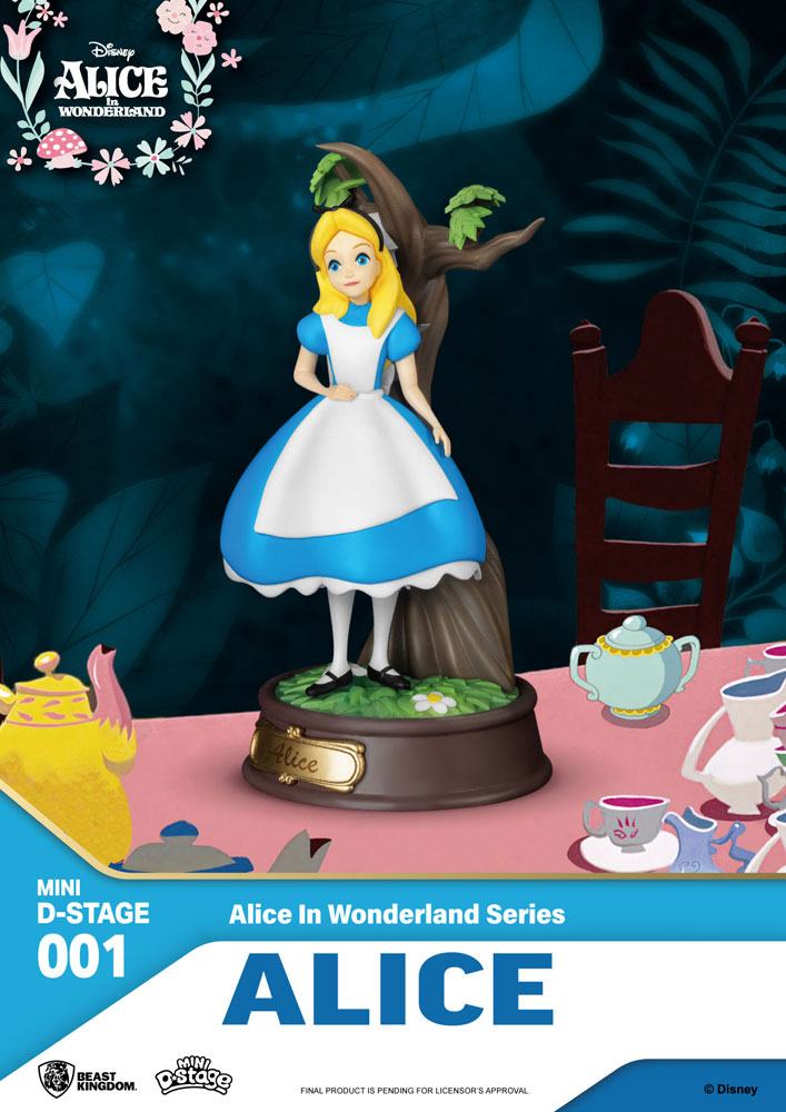 Disney Alice Mini soška diorámy 10 cm