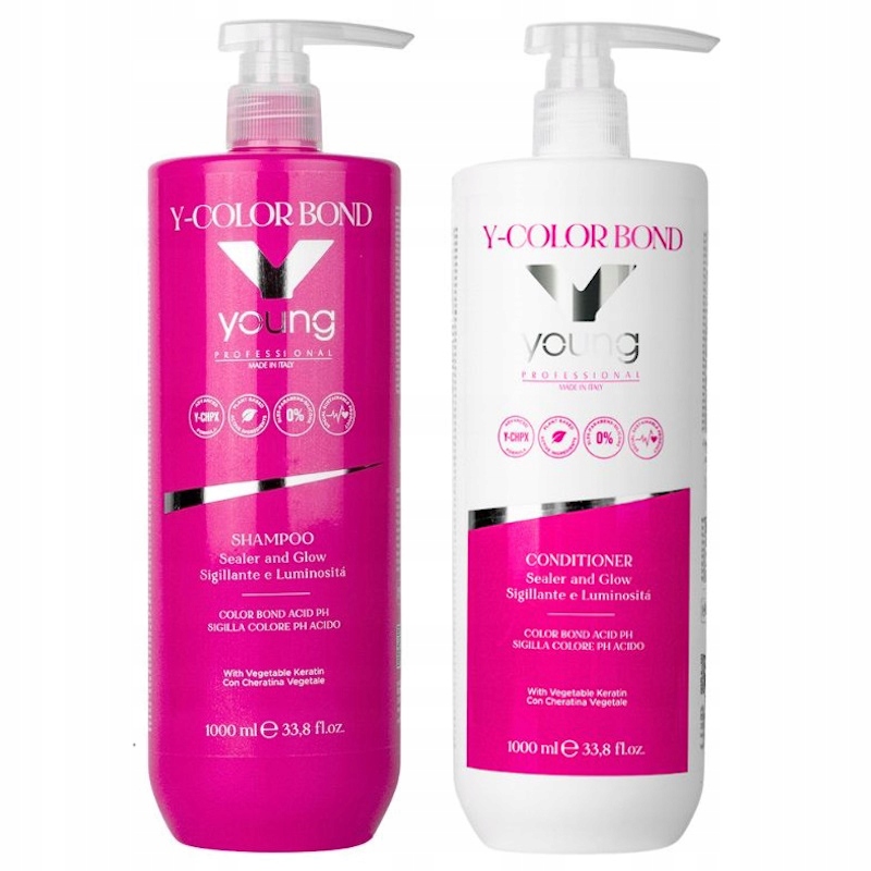 Young Sada Pro Barvené Vlasy Šampon 1L Kondicionér 1L
