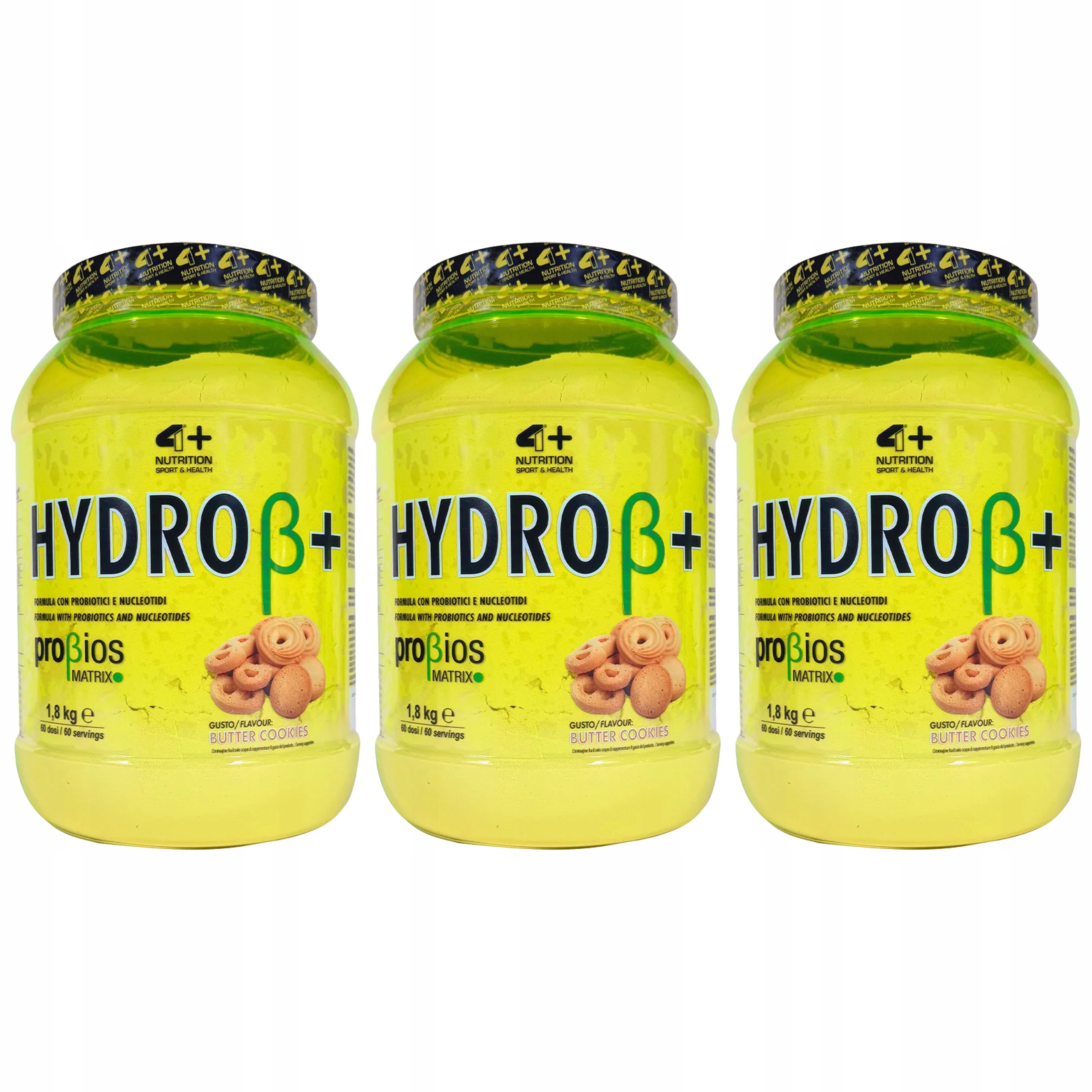 3x Hydrolyzovaný syrovátkový protein Probiotika Regenerace 1800 g 4+ Nutritio