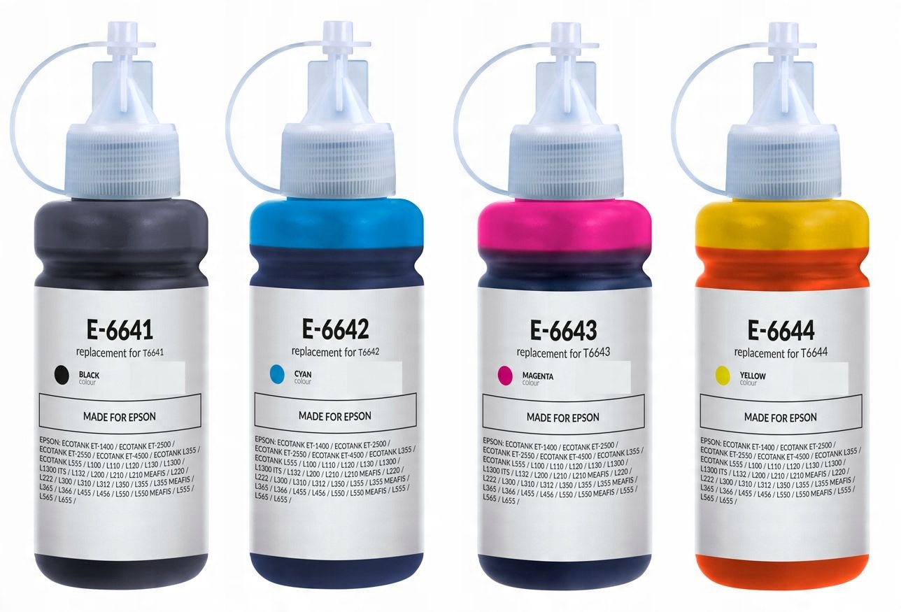 

Zestaw Komplet Tuszy 664 do Drukarek Epson Seria L